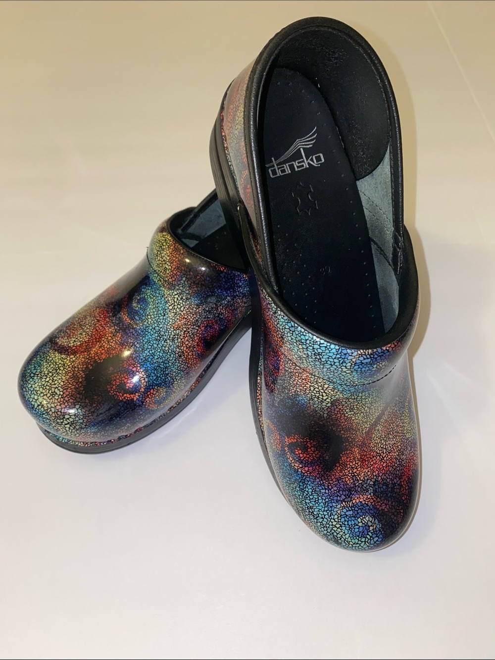 Dansko Professional Clogs Multi Mosaic Patent 39